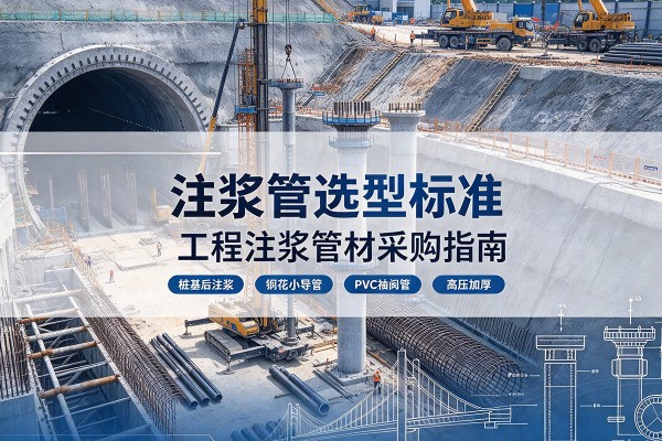 罗江注浆管选型标准