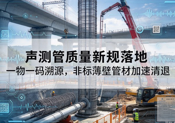 罗江声测管质量新规落地，一物一码溯源，非标薄壁管材加速清退